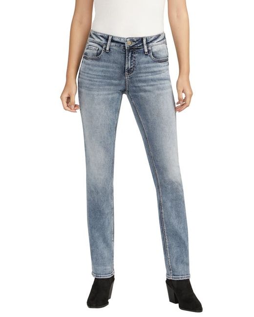 Silver Jeans Co. Jeans Co. Elyse Mid Rise Straight Leg in at 24 31