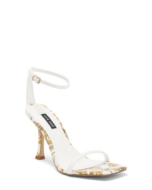 Nine West Yess Ankle Strap Sandal in at 8