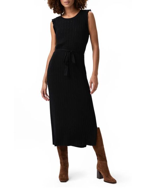 Paige Gardenia Pointelle Stitch Sweater Dress in at X-Small