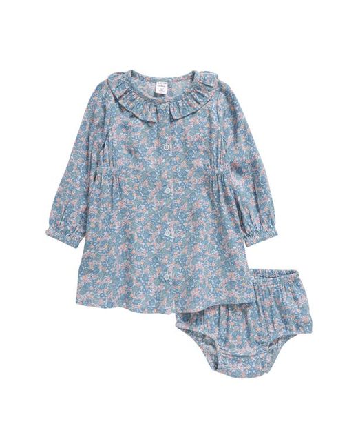 Nordstrom Ruffle Long Sleeve Dress Bloomers Set in at Newborn