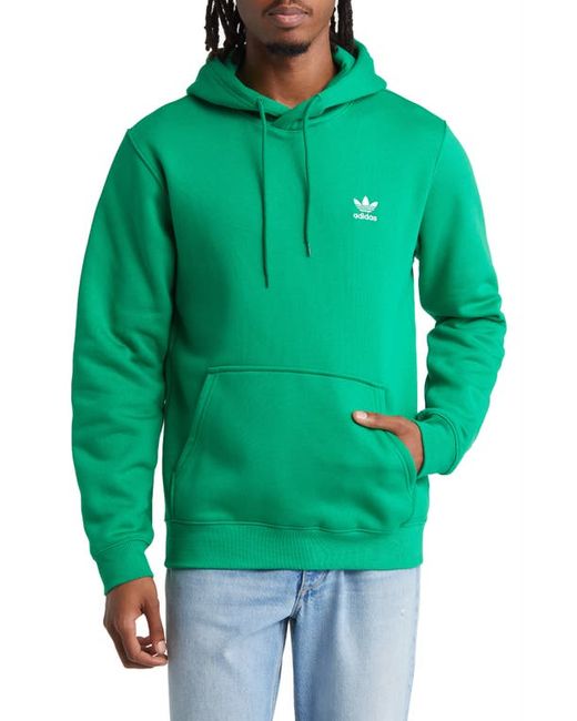 Adidas Originals Trefoil Logo Cotton Blend Hoodie in at Small