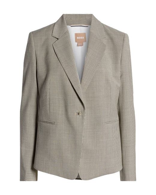 Boss Jeniver Houndstooth Jacket in at 0