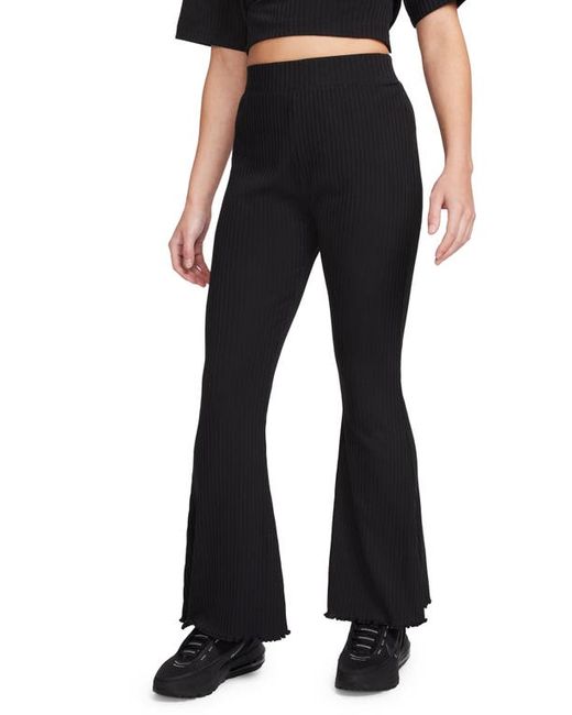 Nike High Waist Rib Jersey Pants in at X-Small