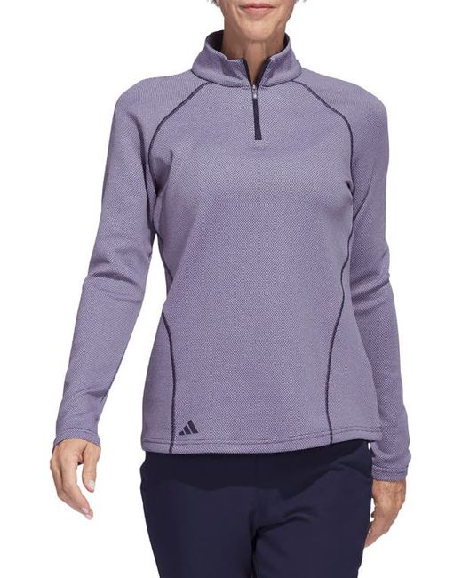adidas Golf Quarter Zip Golf Pullover in at X-Small