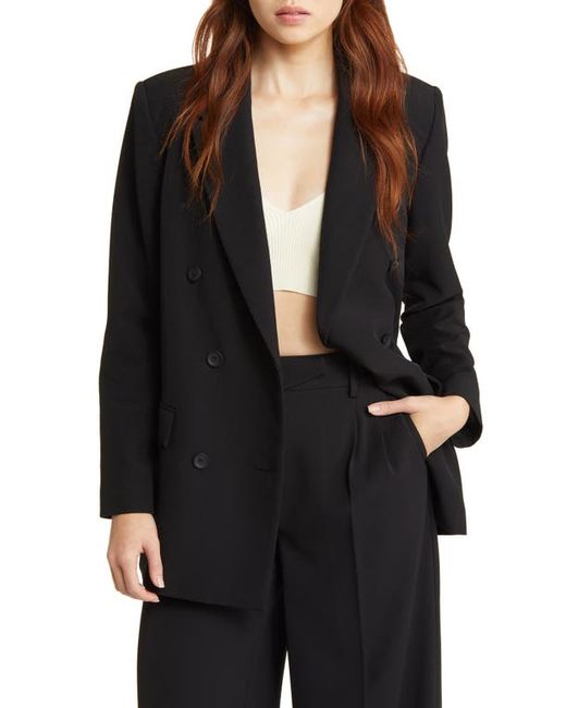 Open Edit Oversize Double Breasted Blazer in at Xx-Small