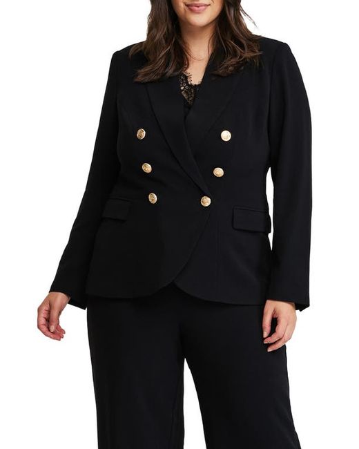 Estelle Clever Peaked Lapel Blazer in at 16W