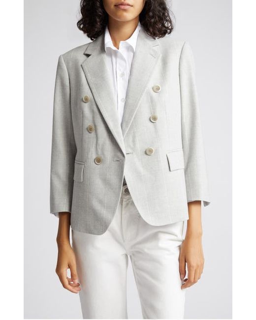 Eleventy Pinstripe Double Breasted Wool Blazer in at 0 Us