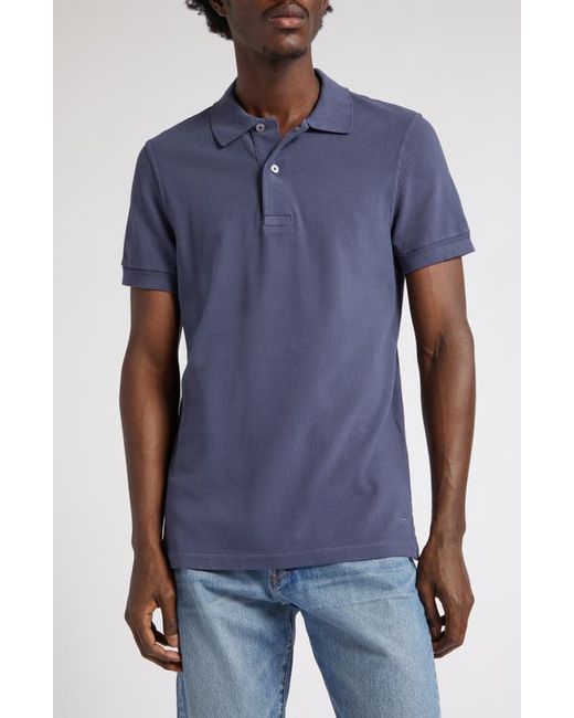 Tom Ford Short Sleeve Cotton Piqué Polo in at 36 Us