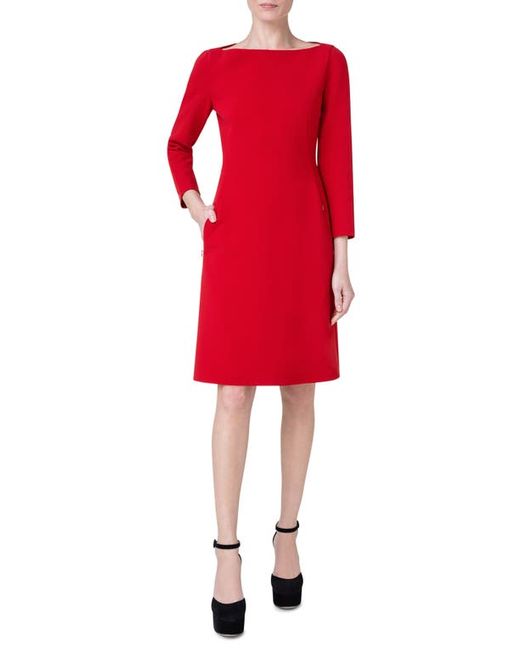 Akris Wool Stretch Double Face Dress in at 4