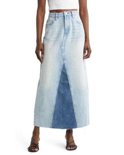 Blank NYC Patchwork Denim Skirt in at 24