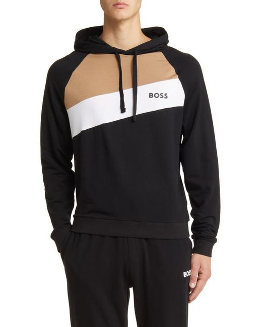 Boss Fashion Colorblock Lounge Hoodie in at Small