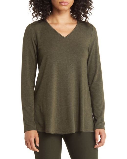 Eileen Fisher Long Sleeve Tunic Top in at Xx-Small