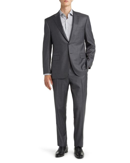 Canali Siena Regular Fit Wool Suit in at 40 Us