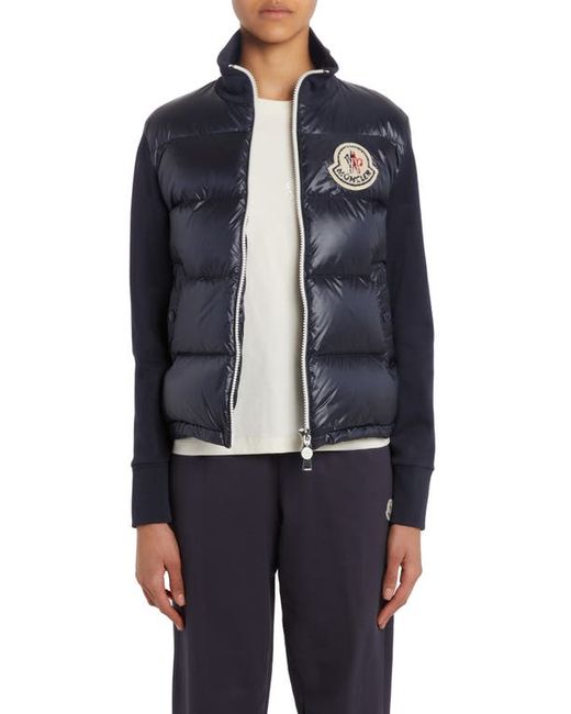 Moncler Quilted Down Knit Cardigan in at Xx-Small