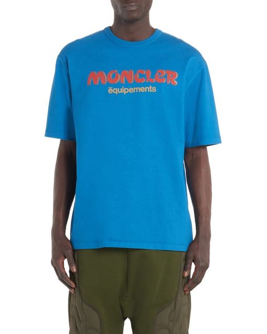 Moncler Genius Logo Cotton Graphic T-Shirt in at X-Small