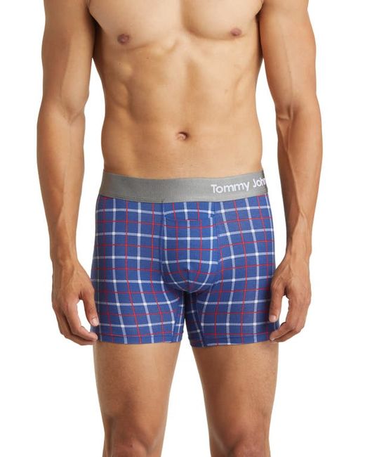 Tommy John 4-Inch Cool Cotton Boxer Briefs in at Medium