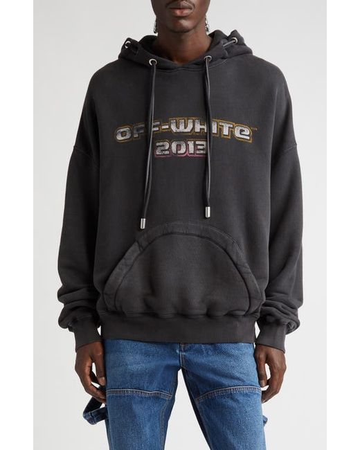 Off-White Digit Bacchus Graphic Cotton Hoodie in at Small