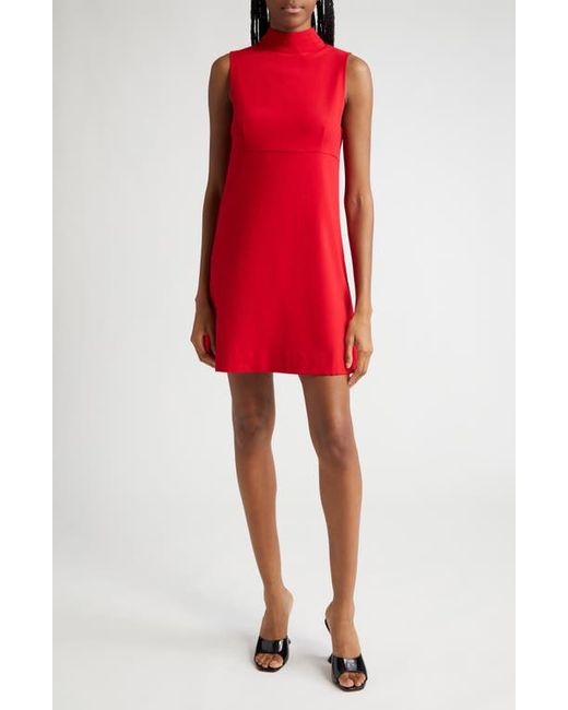 Staud Quant Mock Neck Shift Dress in at X-Small