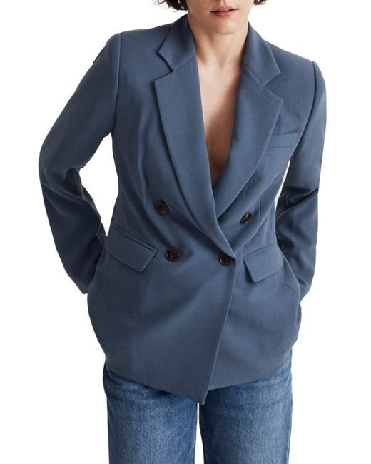 Madewell The Rosedale Crepe Blazer in at 00