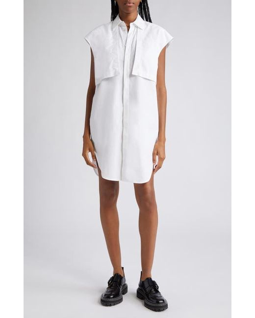 K.Ngsley Gender Inclusive Nesli Sleeveless Cotton Poplin Shirt in at Small