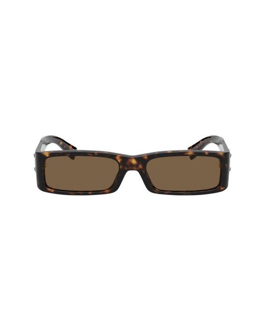 Dolce & Gabbana 55mm Polarized Rectangular Sunglasses in at