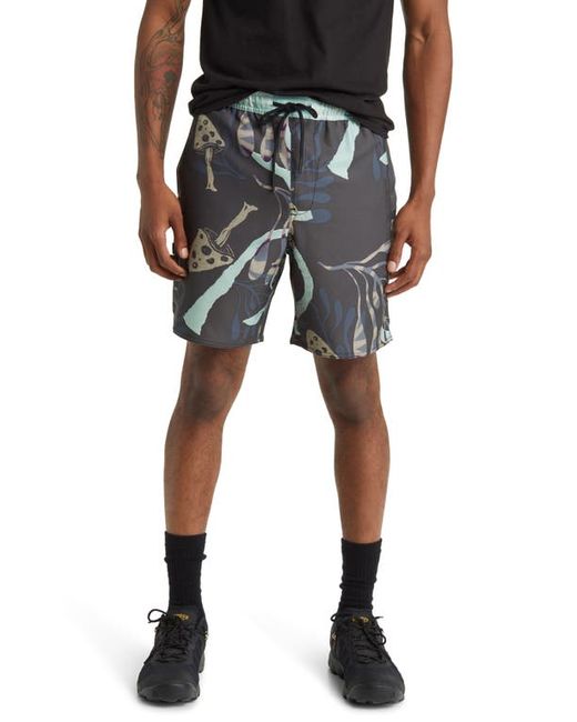 Stance Complex Hybrid Shorts in Grey/Teal at