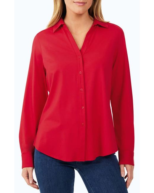 Foxcroft Mary Jersey Top in at X-Small