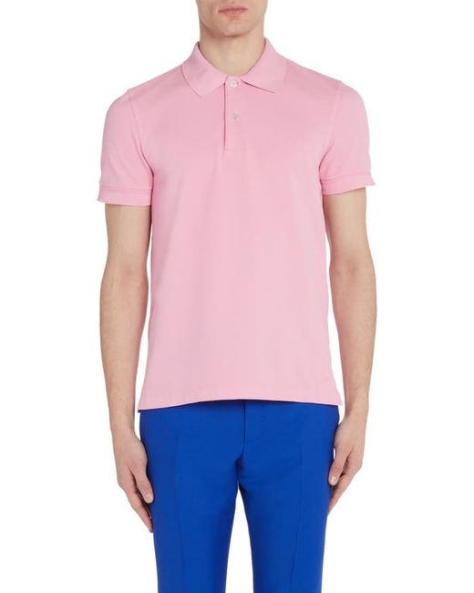Tom Ford Short Sleeve Cotton Piqué Polo in at 44 Us