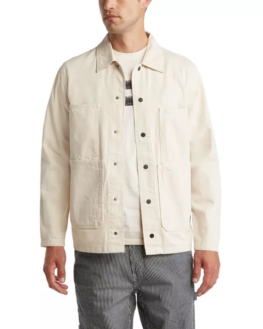 Vans Hickory Stripe Drill Chore Coat in at Small