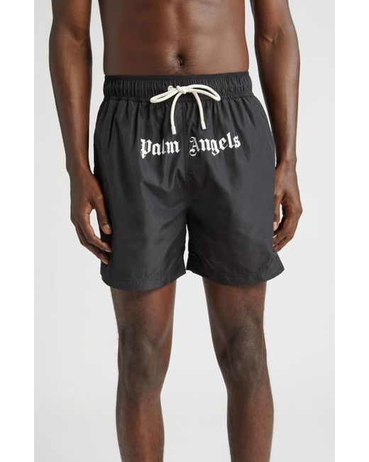Palm Angels Classic Logo Swim Trunks in at Small