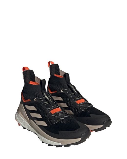 Adidas Terrex Free Hiker 2 Hiking Shoe in Black/Wonder Orange at 9.5