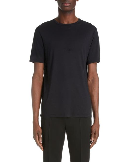 Saint Laurent Embroidered Logo T-Shirt in at Small
