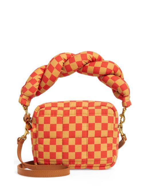 Clare V . Lucie Quilted Checker Crossbody Bag in at