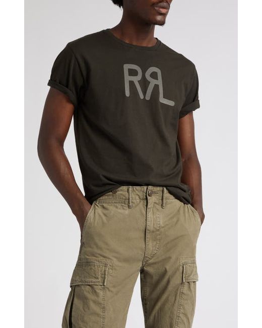 Double RL Logo Graphic T-Shirt in at Medium