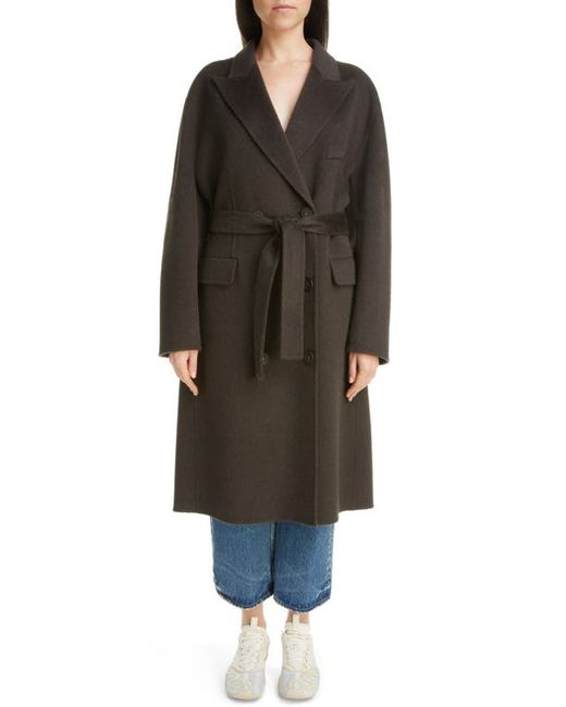 Acne Studios Onessa Double Face Wool Alpaca Breasted Coat in at 0 Us