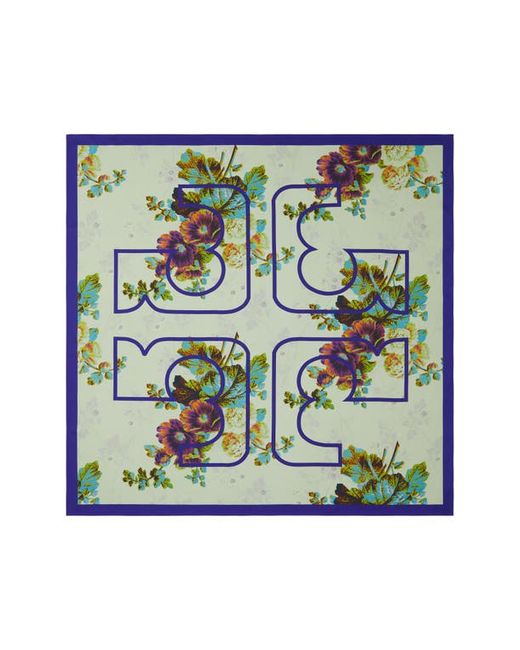 Tory Burch 3D T-Monogram Silk Square Scarf in at