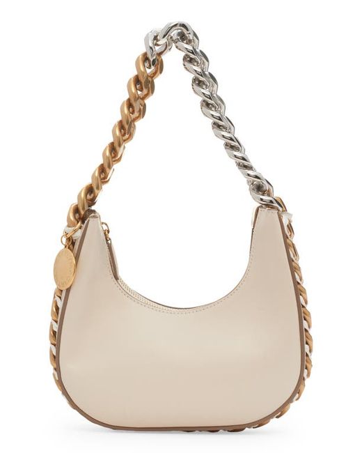 Stella McCartney Frayme Faux Leather Hobo Bag in at