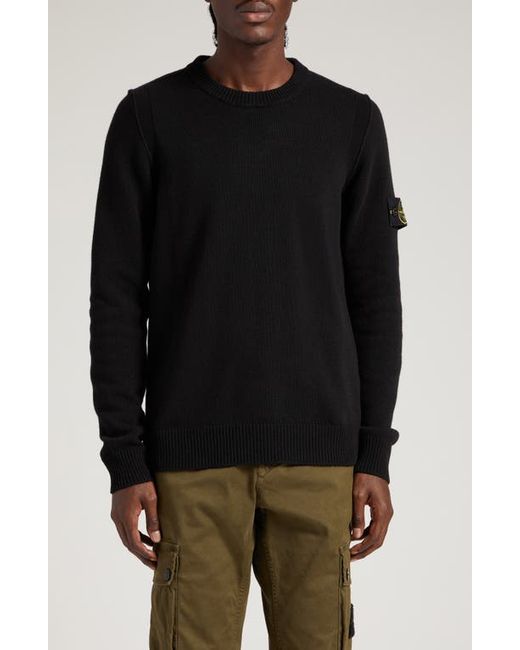 Stone Island Crewneck Wool Blend Sweater in at Small