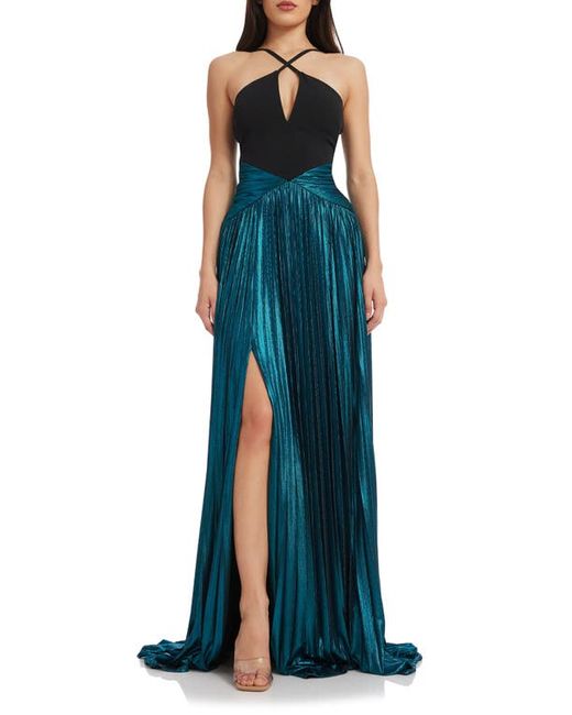 Dress the population Tuuli Halter Gown in at Medium