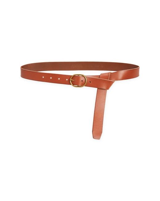 Madewell Extended Leather Belt in at X-Small
