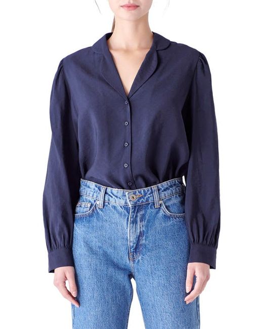 English Factory Scallop Collar Shirt in at X-Small