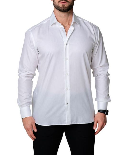 Maceoo Classic Cotton Button-Up Shirt in at 3