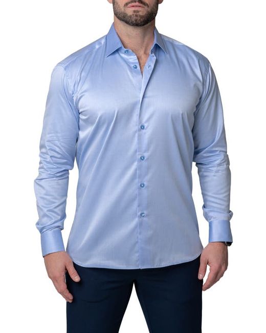 Maceoo Classic Modern Cotton Button-Up Shirt in at 2