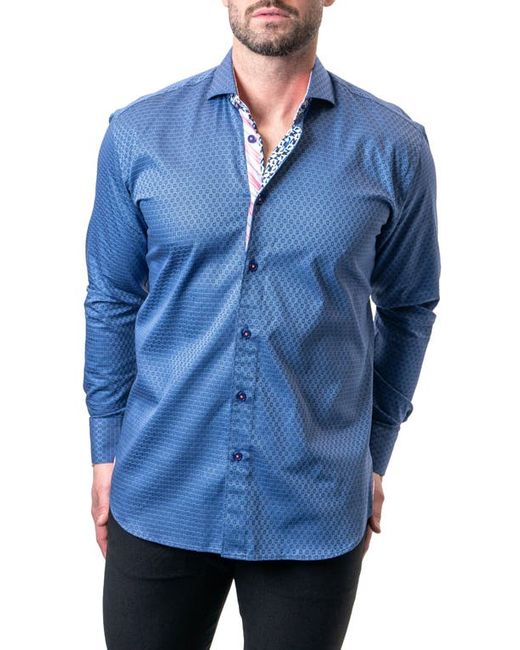 Maceoo Einstein Goal Contemporary Fit Button-Up Shirt at 2