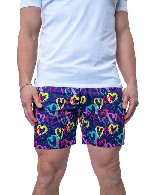 Maceoo Swim Lion Graffitihearts Trunks in at 2