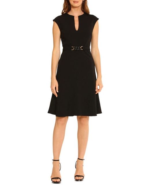 Maggy London Belted Sheath Dress in at 0