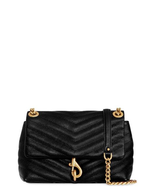 Rebecca Minkoff Edie Quilted Leather Convertible Crossbody Bag in at