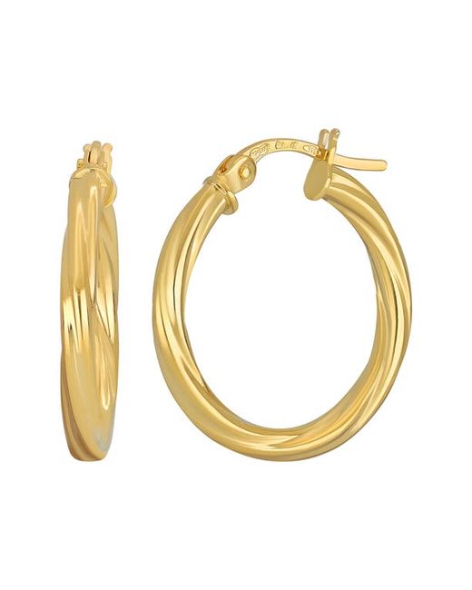 Bony Levy BLG 14K Gold Twisted Hoop Earrings in at