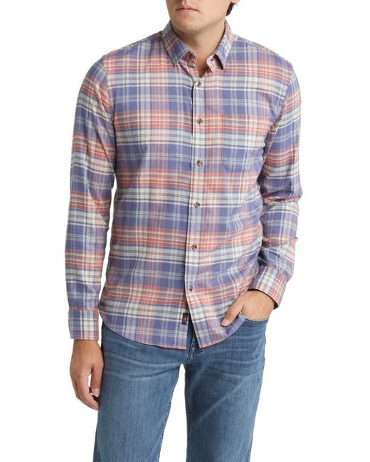Faherty The All Time Plaid Button-Up Shirt in at Small