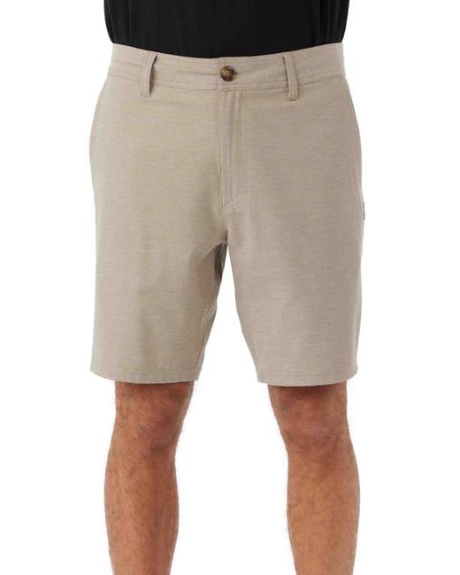 O'Neill Reserve Light Check Water Repellent Bermuda Shorts in at 38